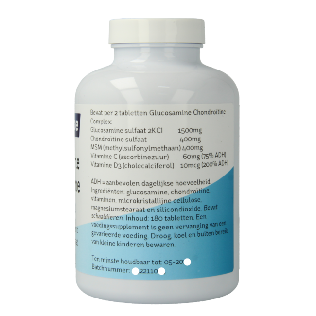 Nova Vitae Complexe Glucosamine Chondroïtine avec MSM 180 Comprimés