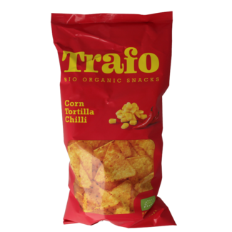 Trafo Organic chili tortilla chips 200 Gram