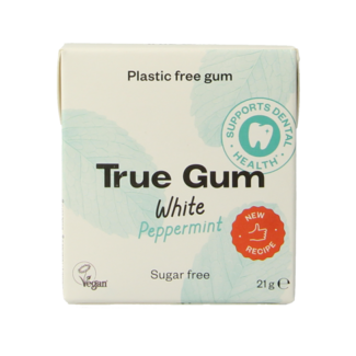 True Gum True Gum White peppermint sugar-free 21 Gram