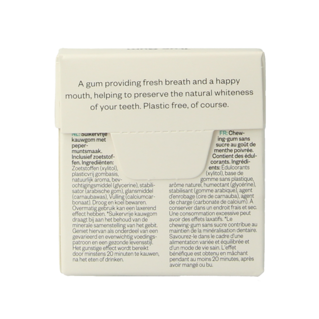 True Gum White Menthe Poivrée sans sucre 21 g