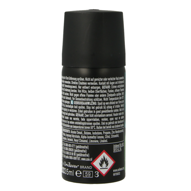 AXE Desodorante bodyspray aqua bergamot 35 mililitros