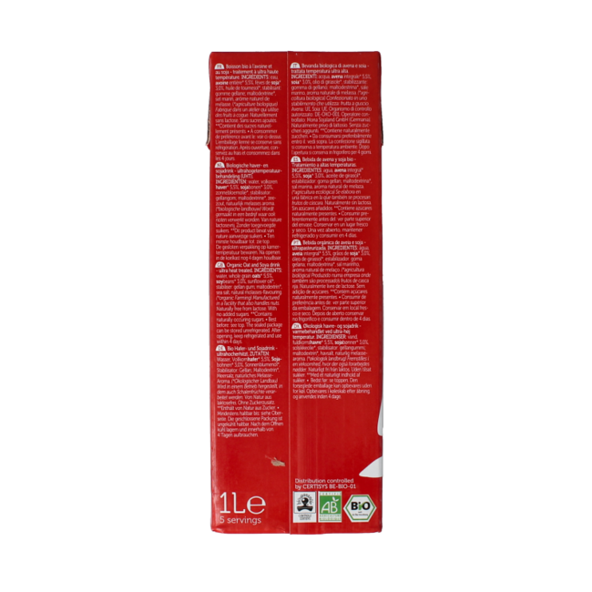 Whole entier drink organic 1000 Millilitre
