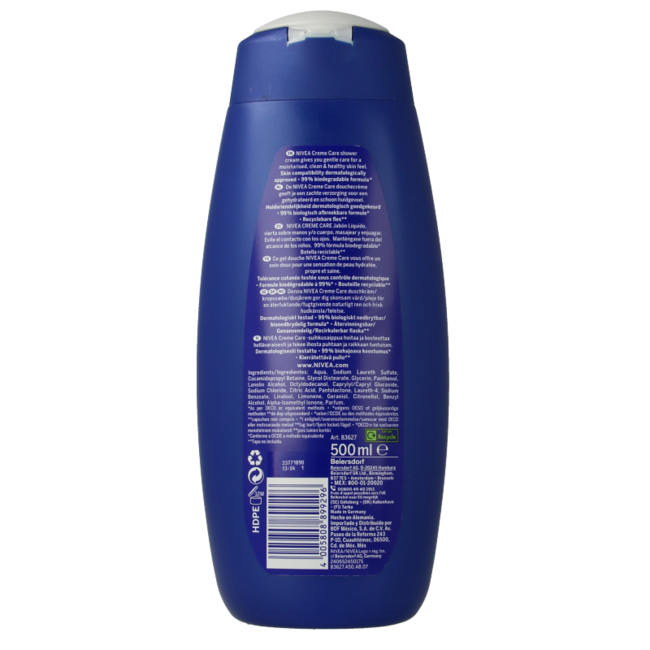 Nivea Crème de Douche Care 500 ml