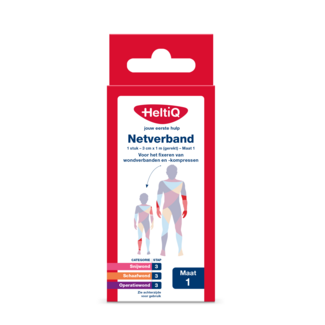 Heltiq Heltiq Netverband 3cm x 1m (gerekt) maat 1 1 Stuks