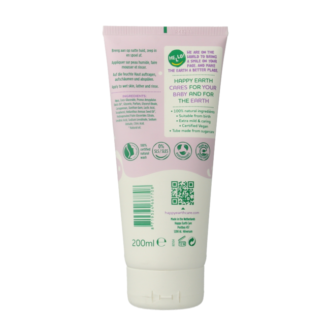 Gel lavant crème huile bébé & enfants 200 Millilitres