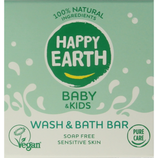 Happy Earth Pastilla de jabón y baño para bebés y niños Happy Earth 50 g