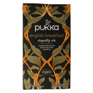 Pukka English breakfast bio 20 bolsitas