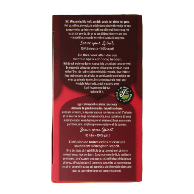 Mental Clarity Organic 17 Tea Bags
