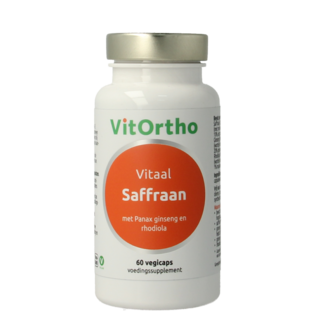 VitOrtho Saffraan vitaal 60 Vegetarian capsules