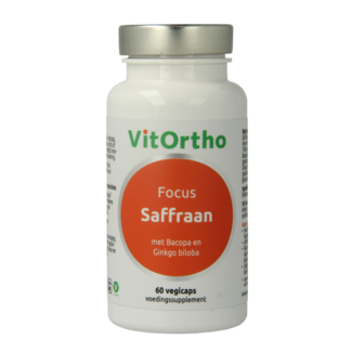 VitOrtho Saffraan focus 60 Vegetarische capsules