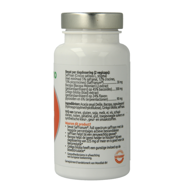 Saffraan focus 60 vegetarische Kapseln