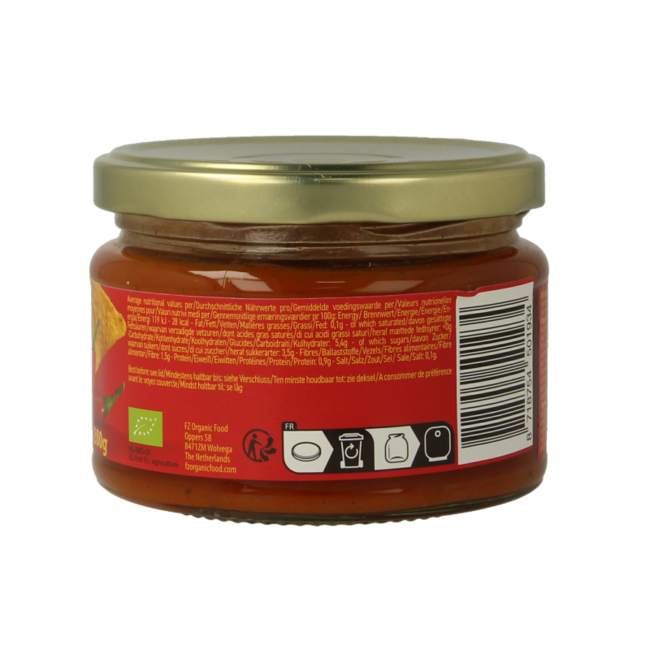 Salsadip hot organic 200 Gram