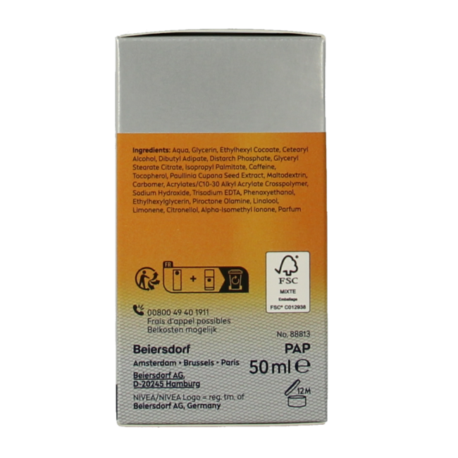 Crème visage énergie active homme 50 Millilitres