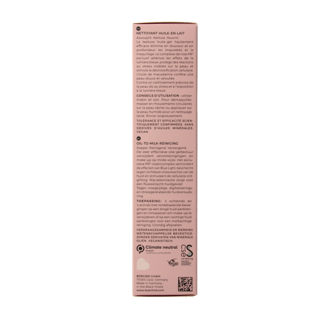 Borlind Rose nature oil to milk cleanser 125 mililitros