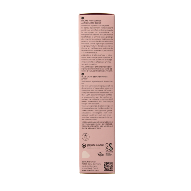 Borlind Rose Nature spray protector de luz azul 100 ml