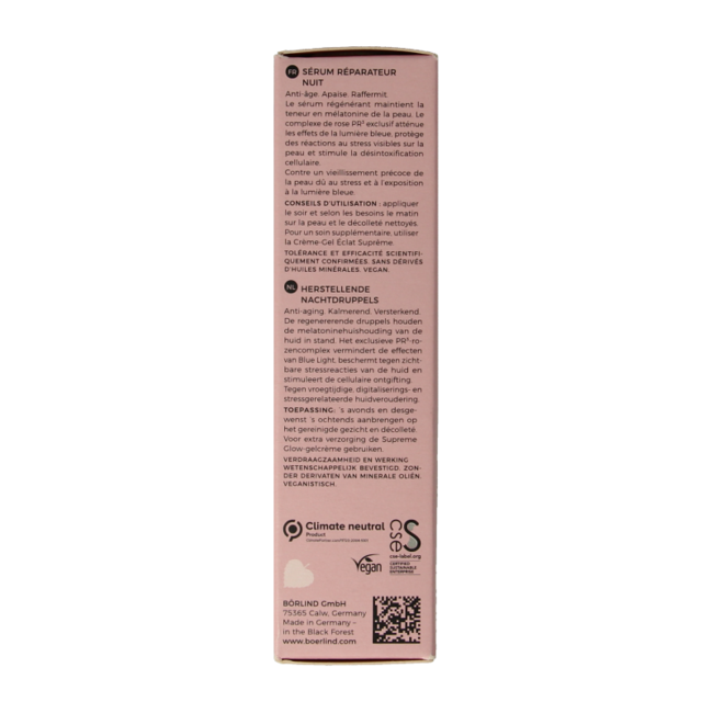 Borlind Rose nature night repair drops 30 ml