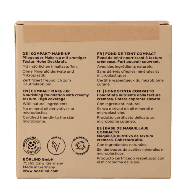 Borlind Make-up Compatto Avorio 10 Grammi