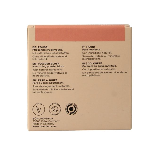 Borlind Blush powder glowy peach 5 Gram