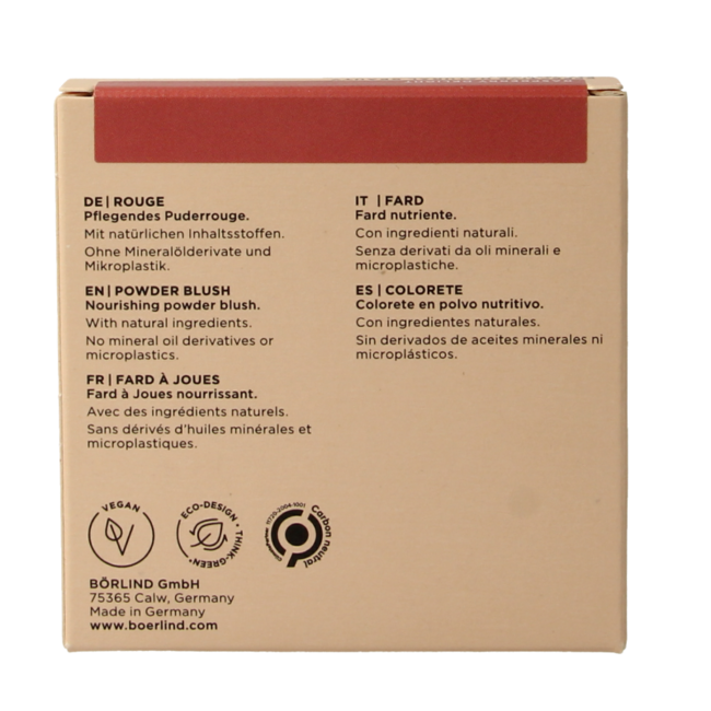 Börlind Blush poudre raspberry delight 5 g