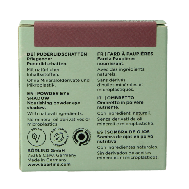 Borlind Eyeshadow powder matt rose 1 Stuks