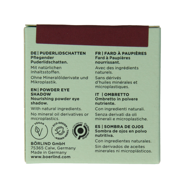 Borlind Lidschattenpuder matt truffle plum 1 Stück
