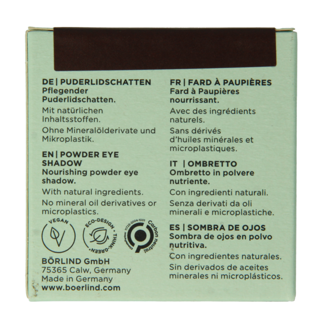 Borlind Eyeshadow powder mocha 1 Stuks