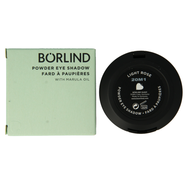 Borlind Ombretto in polvere light rose 1 Pezzo