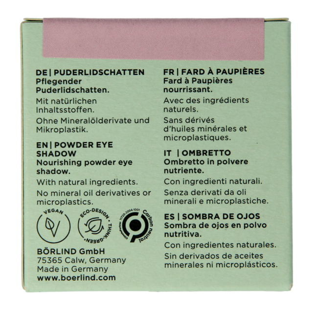 Ombretto in polvere Borlind rosa chiaro 1 Pezzo