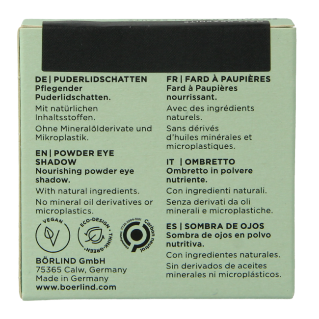 Borlind Eyeshadow powder matt graphite 1 piece