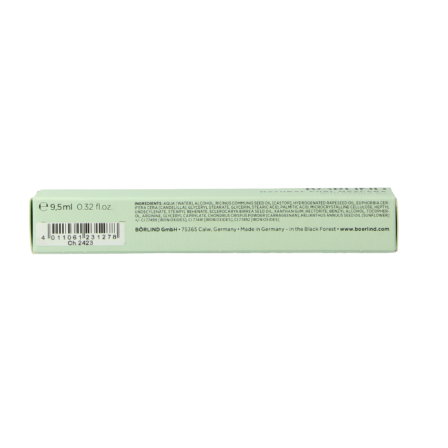 Borlind Mascara natural curl black 9.5 Millilitres