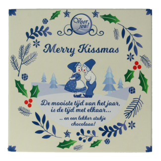 Voor Jou! Voor Jou! Wish Bar Delft Blue Christmas Merry Kissmas 90g