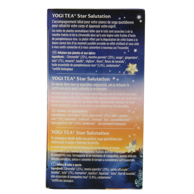 Star salutation bio 17 bolsitas