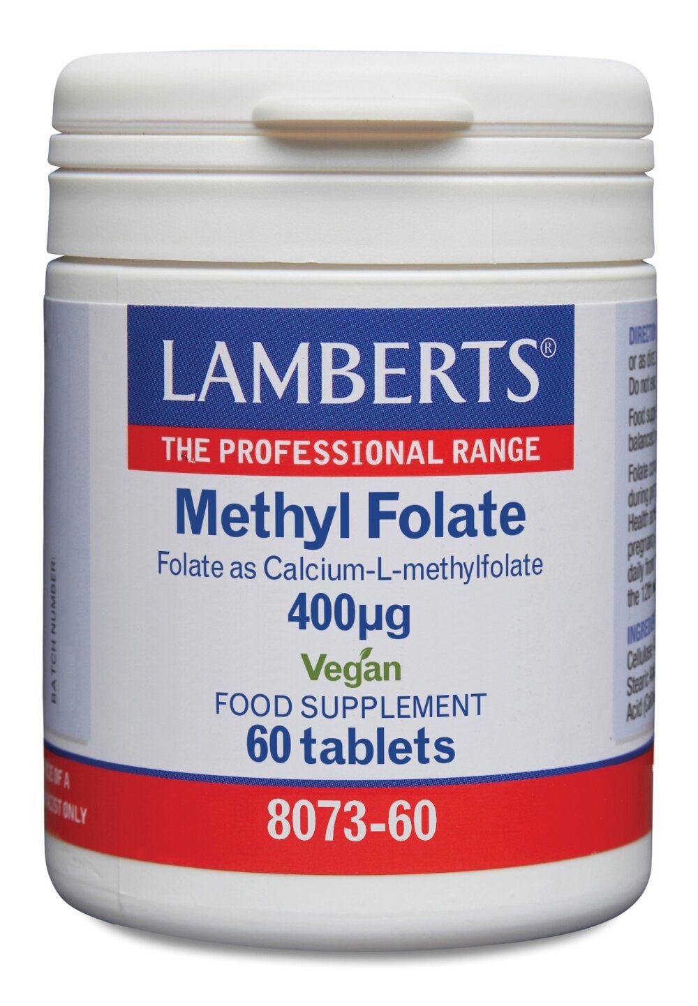 Lamberts Metilfolato 400mcg - Supporto Vitale e Immunitario