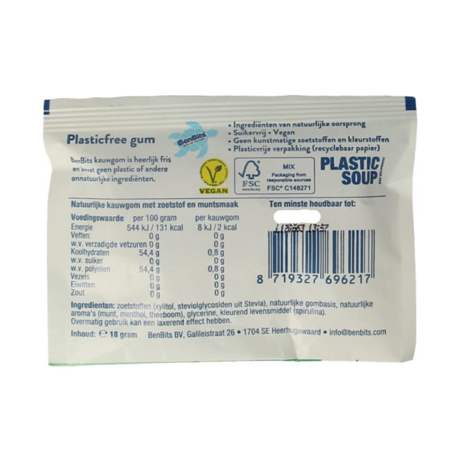 BenBits Spearmint Einzelbeutel 16 Gramm