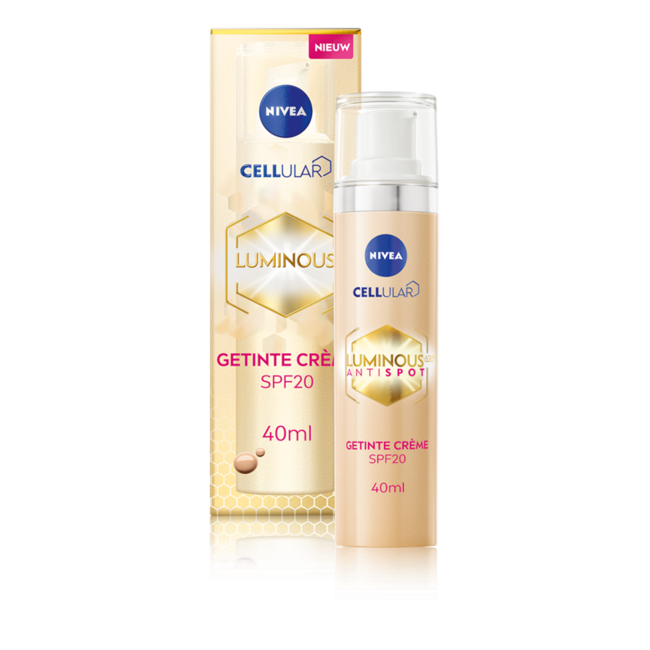 Nivea Luminous 630 tinted day cream SPF20 40ml