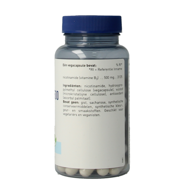 Orthica Nicotinamide 500 60 Cápsulas vegetarianas