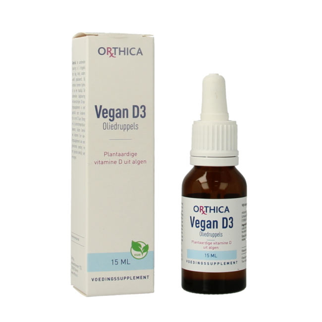 Orthica Vegan D3 olie druppels 15 Milliliter