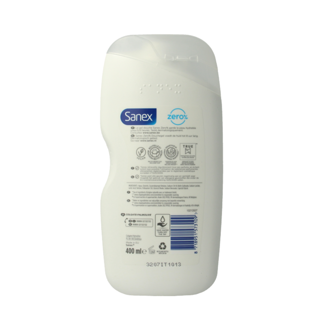Sanex Shower zero% dry skin 400 ml
