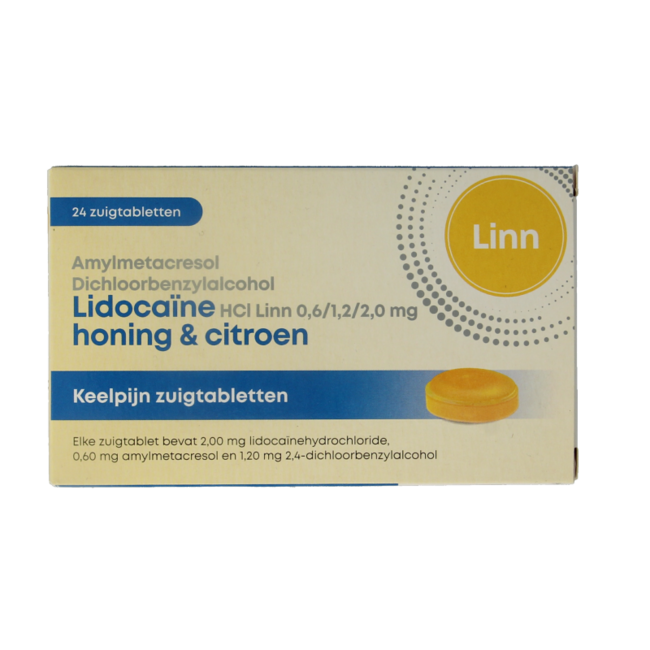 Linn Amylmetacresol lidocaine honey lemon 24 Lozenges