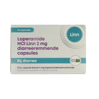 Linn Loperamid 2 mg 10 kapsułek