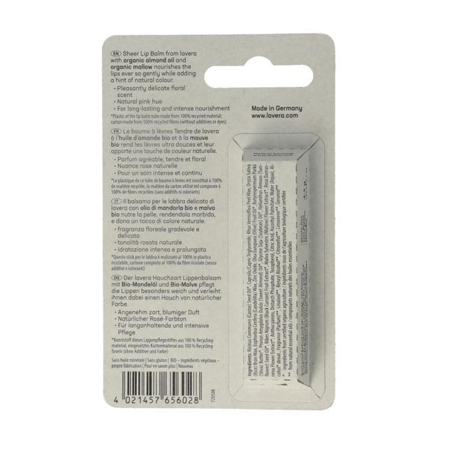 Lipbalm Sheer 4,5 Gramm