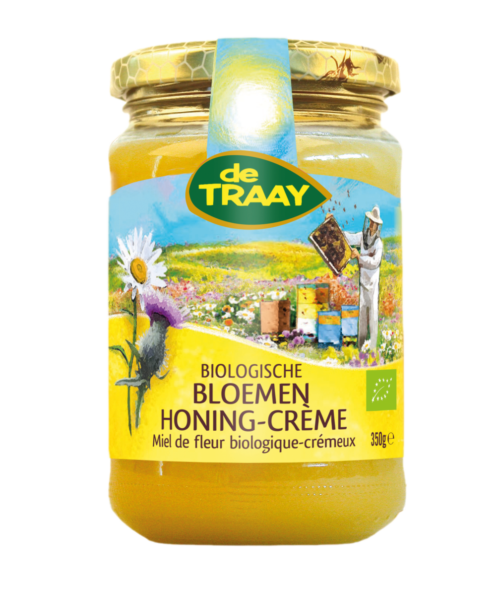 de Traay Traay Bloemen honing creme bio 350 Gram