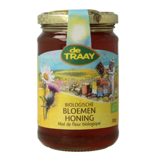 de Traay Flower honey liquid organic 350 Gram