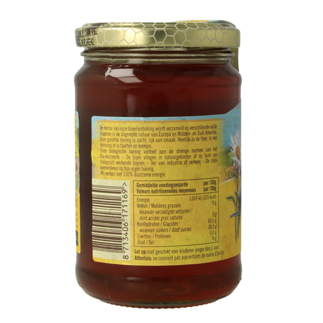 Flower honey liquid organic 350 Gram