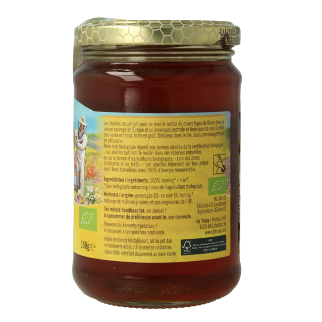 Miel de flores líquida ecológica 350 g