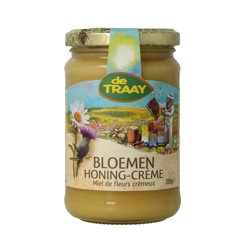 de Traay Bloemen honing creme 350 Gram