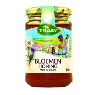 Traay Bloemen honing vloeibaar 350 Gram