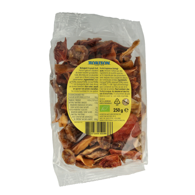 Horizon Tropisch fruit bio 250 Gram