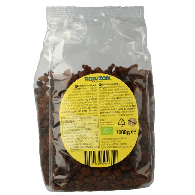 Horizon Sultaninen bio 1 Kilogramm