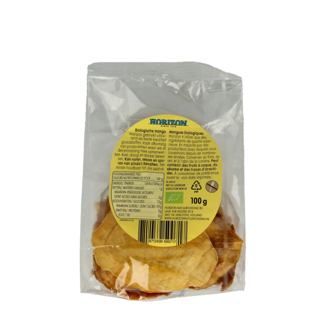 Organic mango slices 100 Gram